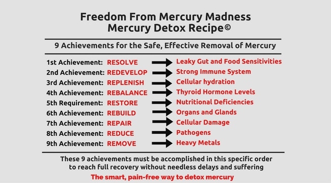 THE 9 ACHIEVEMENTS: THE SAFE PAIN-FREE WAY TO DETOXIFY MERCURY